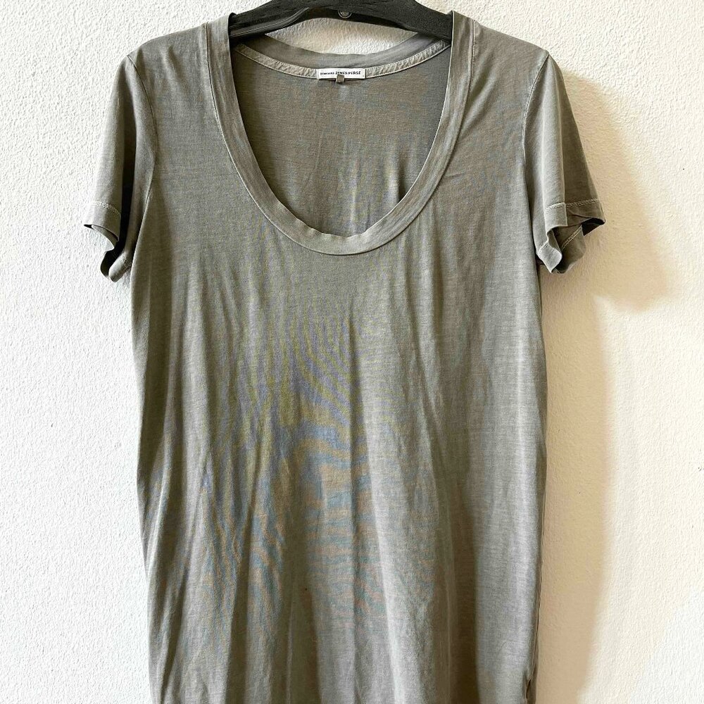 New Never Worn! JAMES PERSE SUPER Soft Faded Gray Short Sleeve Tee $125